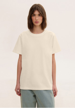 Футболка basic сливочная